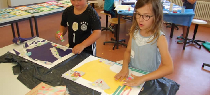 Kreative Papiercollagen In Der Grundschule 2017 Malatelier Farbenreich Christiane Leuner